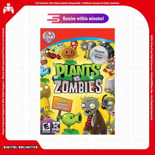 [Lifetime] Plants vs. Zombies for Windows