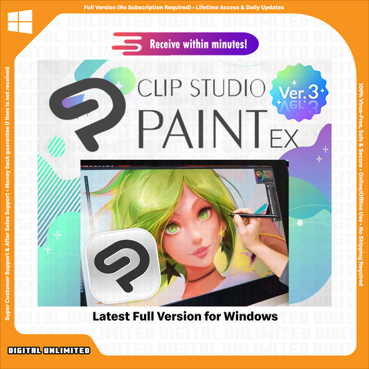 [Lifetime] Clip Studio Paint Latest for Windows