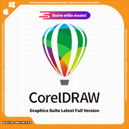 [Lifetime] CorelDRAW Graphics Suite 2024 Latest For Windows & macOS